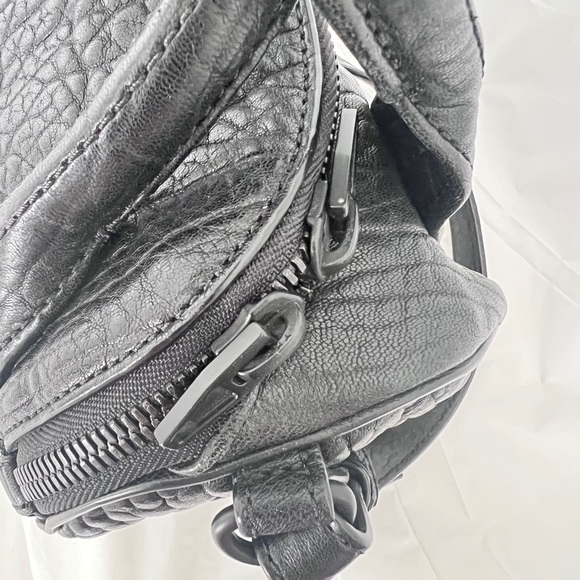 Alexander Wang Mini Rockie Pebbled Leather Bag - All Black - Picture 3 of 6